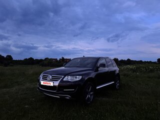 2007 Volkswagen Touareg I Рестайлинг, чёрный, 1750000 рублей, вид 3
