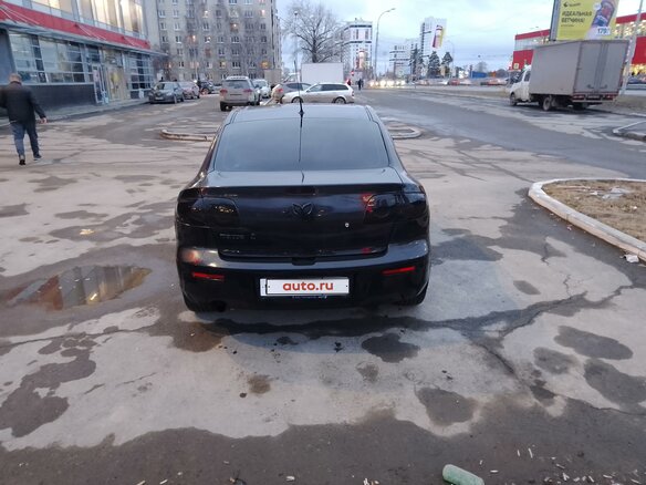 2006 Mazda 3 I (BK) Рестайлинг, чёрный, 570000 рублей - вид 3