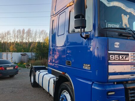 2001 DAF 95XF, синий, 1200000 рублей, вид 4