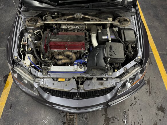 2005 Mitsubishi Lancer Evolution IX, чёрный - вид 5