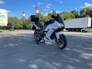 2008 Kawasaki ER-6F (Ninja 650R), чёрный, 420000 рублей, вид 1