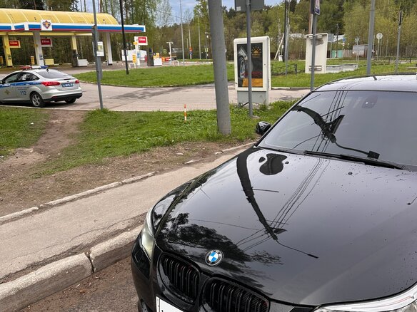 2003 BMW 5 серии 545i V (E60/E61), чёрный - вид 6