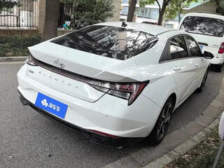 2022 Hyundai Elantra VII (CN7), белый, 1350000 рублей, вид 3