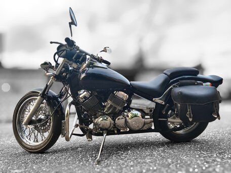 1996 Yamaha XVS400 Drag Star, чёрный, 300000 рублей, вид 1