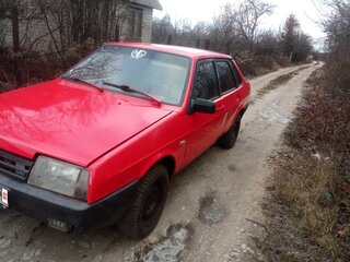 1994 Lada (ВАЗ) 21099, красный, 70000 рублей, вид 1