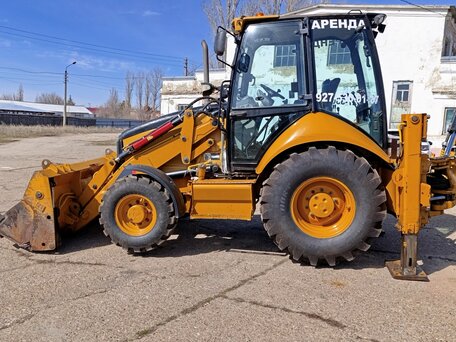 2008 Caterpillar 428, жёлтый, 5500000 рублей, вид 3