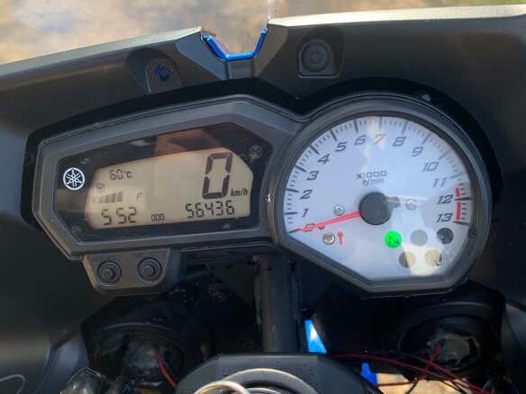 2011 Yamaha FZ8, синий, 500000 рублей - вид 6