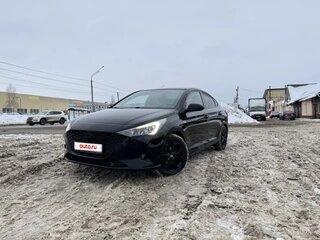 2020 Hyundai Solaris II Рестайлинг, чёрный, 1570000 рублей, вид 1