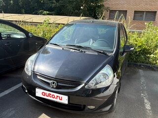 2008 Honda Jazz I Рестайлинг, чёрный, 590000 рублей, вид 1