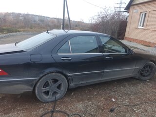 2004 Mercedes-Benz S-Класс 430 Long IV (W220) Рестайлинг, чёрный, 900000 рублей, вид 4
