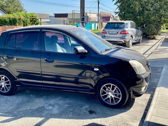2007 Kia Picanto I, чёрный, 600000 рублей - вид 1