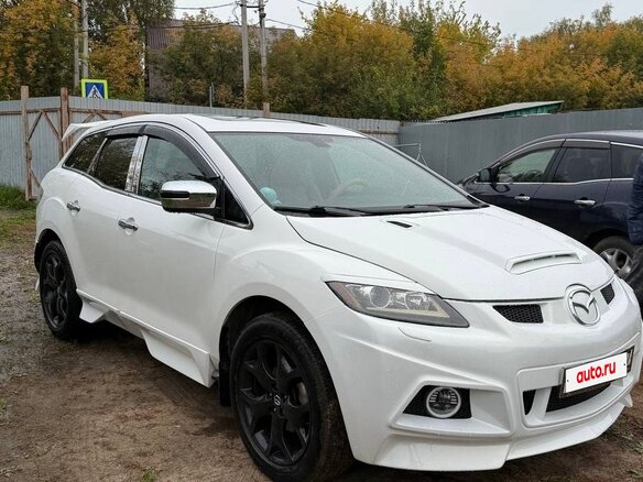 2010 Mazda CX-7 I Рестайлинг, белый, 1200000 рублей - вид 3