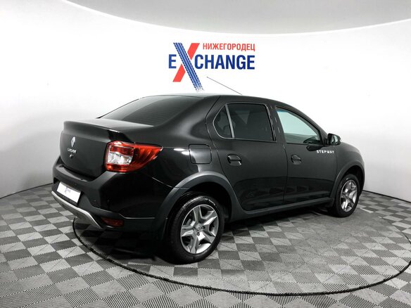 2019 Renault Logan Stepway II Рестайлинг, чёрный - вид 4
