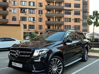 2018 Mercedes-Benz GLS 350 d I (X166), чёрный, 8200000 рублей, вид 2