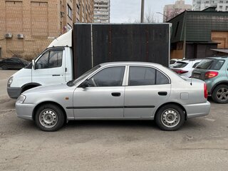 2008 Hyundai Accent ТагАЗ II, серебристый, 410000 рублей, вид 3