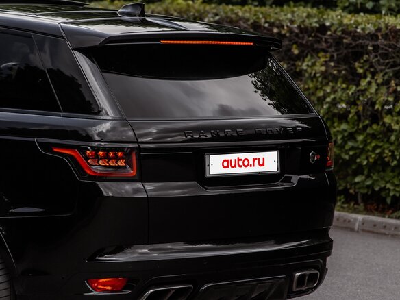 2021 Land Rover Range Rover Sport SVR II Рестайлинг, чёрный, 7350000 рублей - вид 8