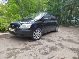 2005 Hyundai Getz I, чёрный, 365000 рублей, вид 1