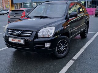 2006 Kia Sportage II, чёрный, 900000 рублей, вид 1