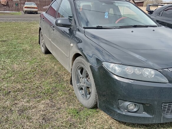 2007 Mazda 6 I (GG) Рестайлинг, чёрный, 680000 рублей - вид 2