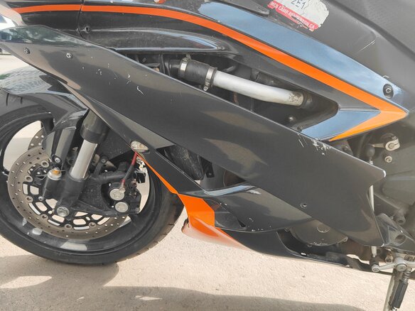 2006 Yamaha YZF-R6, оранжевый, 560000 рублей - вид 8