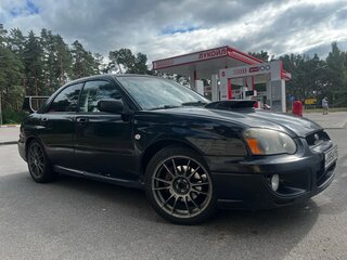2005 Subaru Impreza WRX II Рестайлинг 1, чёрный, 750000 рублей, вид 2