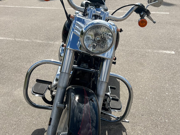 2007 Harley-Davidson Fat Boy, чёрный, 1100000 рублей - вид 12