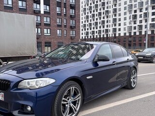 2011 BMW 5 серии 528i VI (F10/F11/F07), синий, 1560000 рублей, вид 4