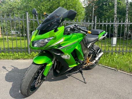 2011 Kawasaki Z 1000SX, зелёный, 700000 рублей, вид 5