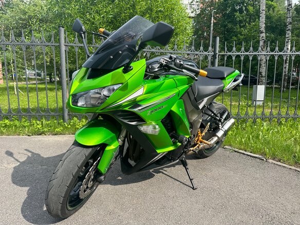 2011 Kawasaki Z 1000SX, зелёный, 700000 рублей - вид 4