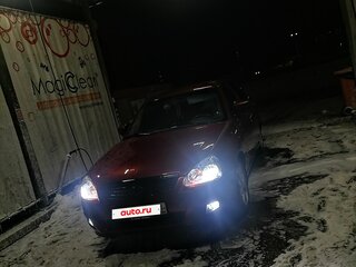 2008 Lada (ВАЗ) Priora I, красный, 220000 рублей, вид 5