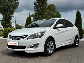 2016 Hyundai Solaris I Рестайлинг, белый, 870000 рублей, вид 1