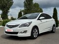 2016 Hyundai Solaris I Рестайлинг, белый, 870000 рублей