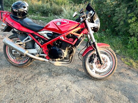 1998 Suzuki Bandit GSF 400, красный, 270000 рублей, вид 1
