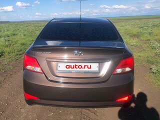 2016 Hyundai Solaris I Рестайлинг, коричневый, 950000 рублей, вид 5