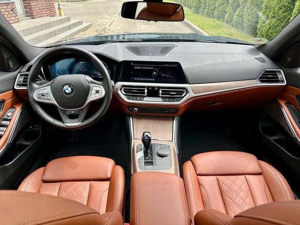 2020 BMW 3 серии 330e VII (G2x), голубой, 3503582 рублей - вид 13