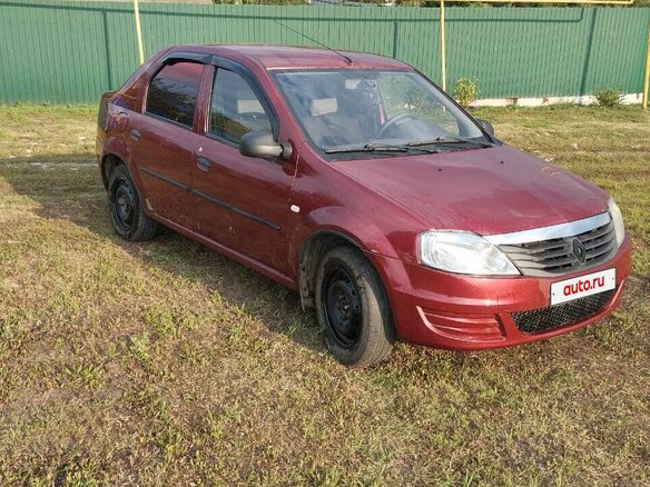 2012 Renault Logan I Рестайлинг, красный, 300000 рублей