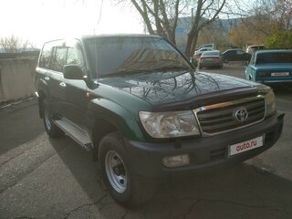 2005 Toyota Land Cruiser 105 100 Series Рестайлинг 2, зелёный, 2870000 рублей, вид 3