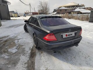 2004 Mercedes-Benz S-Класс 430 Long IV (W220) Рестайлинг, чёрный, 600000 рублей, вид 5