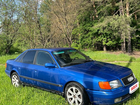 1992 Audi 100 IV (C4), синий - вид 12