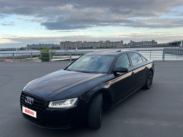 2015 Audi A8 Long III (D4) Рестайлинг, чёрный, 2500000 рублей - вид 1