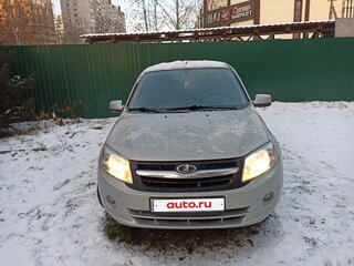 2012 Lada (ВАЗ) Granta I, серебристый, 450000 рублей, вид 2