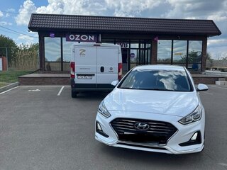 2019 Hyundai Sonata VII (LF) Рестайлинг, белый, 1970000 рублей, вид 3