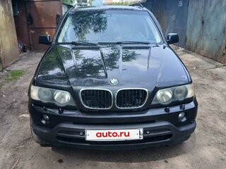 2002 BMW X5 4.4i I (E53), чёрный, 960000 рублей, вид 1