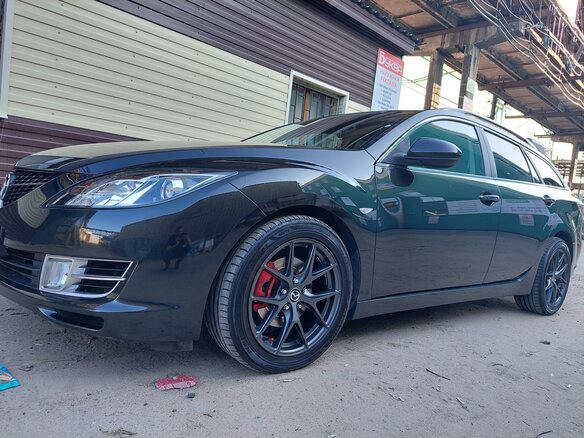2009 Mazda 6 II (GH), чёрный, 1100000 рублей - вид 12