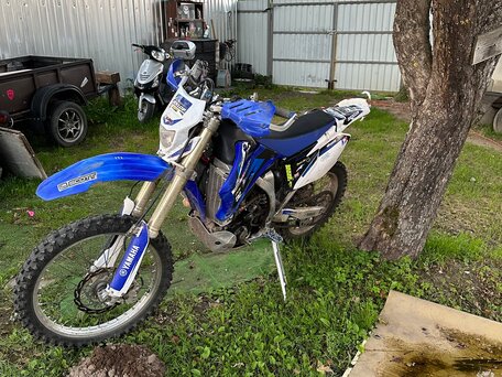 2009 Yamaha WR450F, синий, 470000 рублей, вид 4