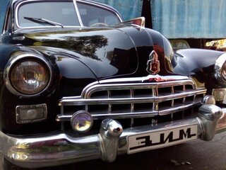 1953 ГАЗ 12 ЗИМ, чёрный, 2500000 рублей, вид 2