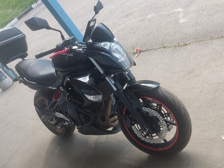 2012 Kawasaki ER-6N, чёрный, 385000 рублей, вид 4