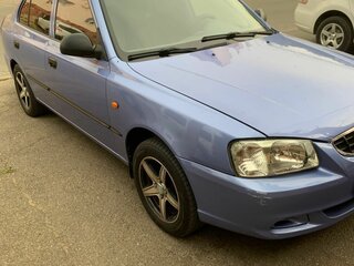 2006 Hyundai Accent ТагАЗ II, фиолетовый, 360000 рублей, вид 1