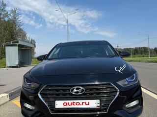 2017 Hyundai Solaris II, чёрный, 1070000 рублей, вид 1