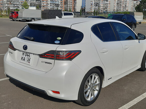 2011 Lexus CT 200h I, белый, 1450000 рублей - вид 6